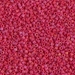 DB0362:  HALF PACK Matte Opaque Red Luster 11/0 Miyuki Delica Bead 50 grams - DB0362_1/2pk