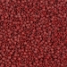DB0378:  HALF PACK Matte Metallic Brick Red 11/0 Miyuki Delica Bead 50 grams - DB0378_1/2pk