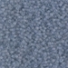DB0381:  HALF PACK Matte Transparent Shadow Gray Luster 11/0 Miyuki Delica Bead 50 grams - DB0381_1/2pk