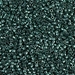 DB0458:  HALF PACK Dyed Nickel Plated Dark Teal Green 11/0 Miyuki Delica Bead 50 grams - DB0458_1/2pk