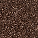 DB0460:  HALF PACK Dyed Nickel Plated Cinnamon Brown 11/0 Miyuki Delica Bead 50 grams - DB0460_1/2pk