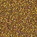 DB0501:  HALF PACK 24kt Gold Iris 11/0 Miyuki Delica Bead 25 grams - DB0501_1/2pk