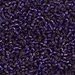 DB0609:  HALF PACK Dyed Silverlined Dark Purple 11/0 Miyuki Delica Bead 50 grams - DB0609_1/2pk