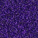 DB0610:  HALF PACK Dyed Silverlined Dark Violet 11/0 Miyuki Delica Bead 50 grams - DB0610_1/2pk