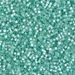 DB0626:  HALF PACK Dyed Light Aqua Green Silverlined Alabaster 11/0 Miyuki Delica Bead 50 grams - DB0626_1/2pk