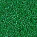 DB0655:  HALF PACK Dyed Opaque Kelly Green 11/0 Miyuki Delica Bead 50 grams - DB0655_1/2pk