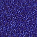 DB0696:  HALF PACK Dyed Semi-Frosted Silverlined Dark Blue Violet 11/0 Miyuki Delica Bead 50 grams - DB0696_1/2pk