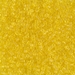 DB0710:  HALF PACK Transparent Yellow 11/0 Miyuki Delica Bead 50 grams - DB0710_1/2pk