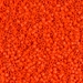 DB0722:  HALF PACK Opaque Orange 11/0 Miyuki Delica Bead 50 grams - DB0722_1/2pk