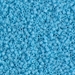 DB0725:  HALF PACK Opaque Turquoise Blue 11/0 Miyuki Delica Bead 50 grams - DB0725_1/2pk