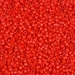 DB0727:  HALF PACK Opaque Vermillion Red 11/0 Miyuki Delica Bead 50 grams - DB0727_1/2pk