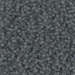 DB0749:  HALF PACK Matte Transparent Gray 11/0 Miyuki Delica Bead 50 grams - DB0749_1/2pk