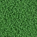 DB0754:  HALF PACK Matte Opaque Green 11/0 Miyuki Delica Bead 50 grams - DB0754_1/2pk