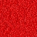 DB0757:  HALF PACK Matte Opaque Vermillion Red 11/0 Miyuki Delica Bead 50 grams - DB0757_1/2pk