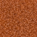 DB0777:  HALF PACK Dyed Semi-Frosted Transparent Topaz 11/0 Miyuki Delica Bead 50 grams - DB0777_1/2pk