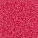 DB0780:  HALF PACK Dyed Semi-Frosted Transparent Bubble Gum Pink 11/0 Miyuki Delica Bead 50 grams - DB0780_1/2pk
