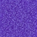 DB0783:  HALF PACK Dyed Semi-Frosted Transparent Purple 11/0 Miyuki Delica Bead 50 grams - DB0783_1/2pk