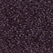 DB0784:  HALF PACK Dyed Semi-Frosted Transparent Dark Smoky Amethyst 11/0 Miyuki Delica Bead 50 grams - DB0784_1/2pk