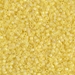 DB0854:  HALF PACK Matte Transparent Yellow AB 11/0 Miyuki Delica Bead 50 grams - DB0854_1/2pk