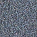 DB0863:  HALF PACK Matte Transparent Gray AB 11/0 Miyuki Delica Bead 50 grams - DB0863_1/2pk