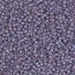 DB0870:  HALF PACK Matte Transparent Light Amethyst AB 11/0 Miyuki Delica Bead 50 grams - DB0870_1/2pk