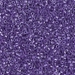 DB0906:  HALF PACK Sparkling Purple Lined Crystal 11/0 Miyuki Delica Bead 50 grams - DB0906_1/2pk