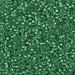 DB0916:  HALF PACK Sparkling Green Lined Chartreuse 11/0 Miyuki Delica Bead 50 grams - DB0916_1/2pk