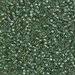 DB0917:  HALF PACK Sparkling Turquoise Green Lined Topaz 11/0 Miyuki Delica Bead 50 grams - DB0917_1/2pk