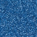DB0920:  HALF PACK Sparkling Cerulean Blue Lined Crystal 11/0 Miyuki Delica Bead 50 grams - DB0920_1/2pk