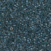 DB0921:  HALF PACK Sparkling Blue Lined Topaz 11/0 Miyuki Delica Bead 50 grams - DB0921_1/2pk