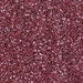 DB0924:  HALF PACK Sparkling Cranberry Lined Crystal 11/0 Miyuki Delica Bead 50 grams - DB0924_1/2pk