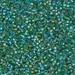 DB0984:  HALF PACK Sparkling Lined Aqua Fresco Mix (aqua teal green) 11/0 Miyuki Delica Bead 50 grams - DB0984_1/2pk