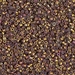 DB1010:  HALF PACK Metallic Earth Batik Gold Iris 11/0 Miyuki Delica Bead 50 grams - DB1010_1/2pk