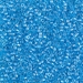 DB1229:  HALF PACK Transparent Ocean Blue Luster 11/0 Miyuki Delica Bead 50 grams - DB1229_1/2pk