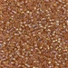 DB1241:  HALF PACK Transparent Marigold AB 11/0 Miyuki Delica Bead 50 grams - DB1241_1/2pk