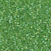 DB1246:  HALF PACK Transparent Lime AB 11/0 Miyuki Delica Bead 50 grams - DB1246_1/2pk