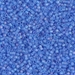 DB1285:  HALF PACK Matte Transparent Azure AB 11/0 Miyuki Delica Bead 50 grams - DB1285_1/2pk