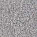 DB1286:  HALF PACK Matte Transparent Gray Mist AB 11/0 Miyuki Delica Bead 50 grams - DB1286_1/2pk