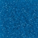 DB1318:  HALF PACK Dyed Transparent Capri Blue 11/0 Miyuki Delica Bead 50 grams - DB1318_1/2pk