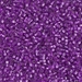 DB1345:  HALF PACK Dyed Silverlined Magenta 11/0 Miyuki Delica Bead 50 grams - DB1345_1/2pk