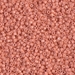 DB1363:  HALF PACK Dyed Opaque Salmon 11/0 Miyuki Delica Bead 50 grams - DB1363_1/2pk