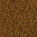 DB1391:  HALF PACK Mustard Lined Amber 11/0 Miyuki Delica Bead 50 grams - DB1391_1/2pk