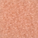 DB1410:  HALF PACK Transparent Pale Peach 11/0 Miyuki Delica Bead 50 grams - DB1410_1/2pk