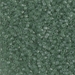 DB1415:  HALF PACK Transparent Light Moss Green 11/0 Miyuki Delica Bead 50 grams - DB1415_1/2pk