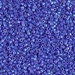DB1578:  HALF PACK Opaque Cyan Blue AB 11/0 Miyuki Delica Bead 50 grams - DB1578_1/2pk