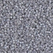 DB1579:  HALF PACK Opaque Ghost Gray AB 11/0 Miyuki Delica Bead 50 grams - DB1579_1/2pk