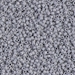 DB1598:  HALF PACK Matte Opaque Ghost Gray AB 11/0 Miyuki Delica Bead 50 grams - DB1598_1/2pk