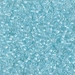 DB1672:  HALF PACK Pearl Lined Glacier Blue AB 11/0 Miyuki Delica Bead 50 grams - DB1672_1/2pk