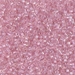 DB1673:  HALF PACK Pearl Lined Transparent Pink AB 11/0 Miyuki Delica Bead 50 grams - DB1673_1/2pk