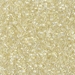 DB1676:  HALF PACK Pearl LIned Transparent Pale Yellow AB 11/0 Miyuki Delica Bead 50 grams - DB1676_1/2pk